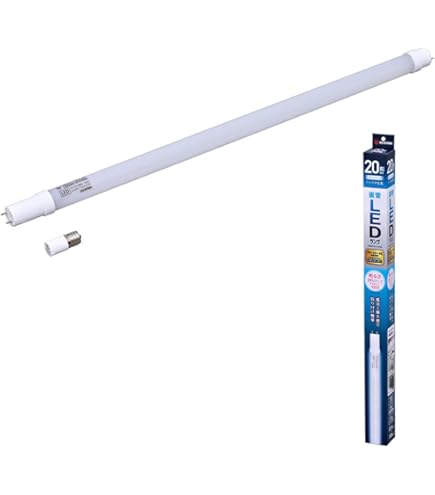 Amazon | ルミナス LED蛍光灯 直管 20W 昼光色 G13-ZX06D | ドウシシャ